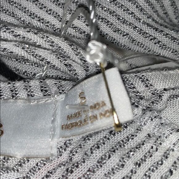 Bishop & Young Sierra Stripe Oversized White Stripes Long Sleeve Comfy Shirt S - Picture 9 of 9